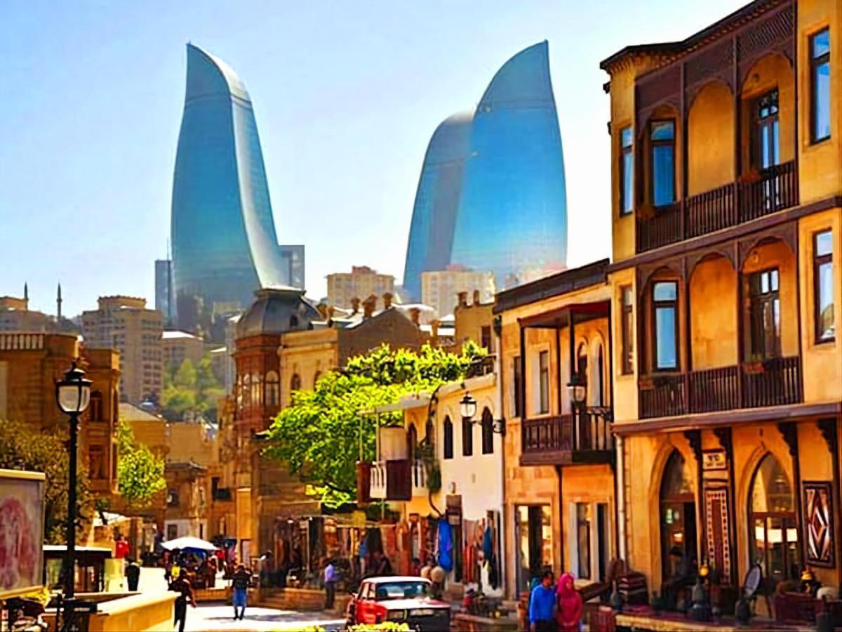 Econom Maxim Hotel Baku Exterior foto